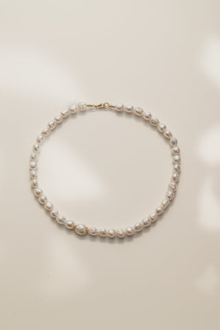 Pearl of Gold Necklace