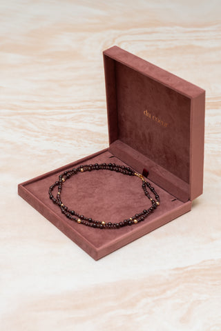 Granátový náhrdelník PERSEFONA