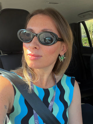 Riverr Splash Turquoise Earrings