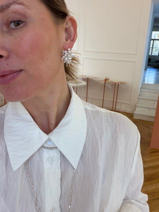 Riverr Splash Pearl Earrings