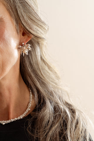 Riverr Splash Pearl Earrings